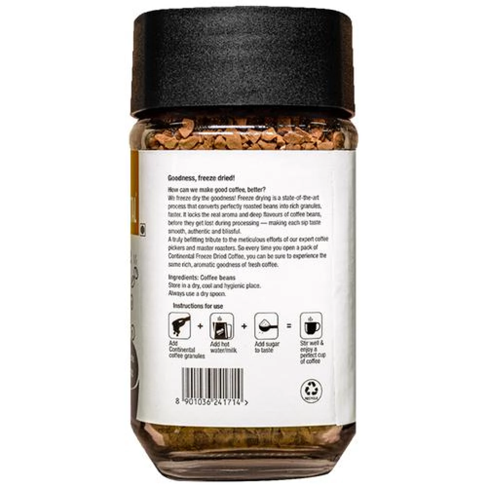 Continental Pure Coffee - Freeze Dried, 50 g Jar-5.webp